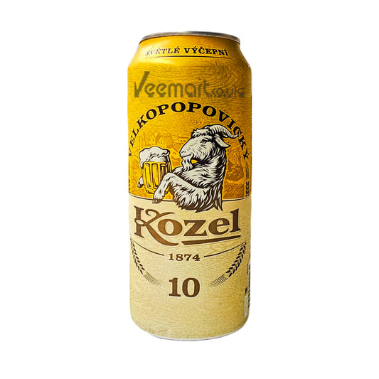 Kozel Light Beer In Can 0.5l