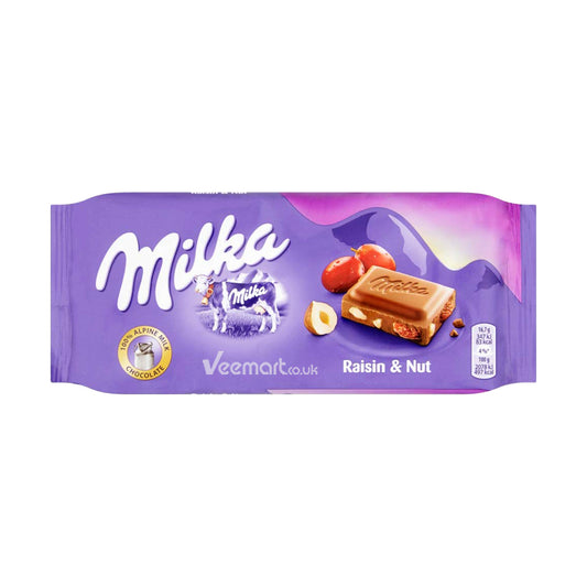 Milka Oreo Raisin & Nut Chocolate Bar 100g