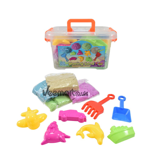 KandyToys Moving Sand With 8pc Accessories