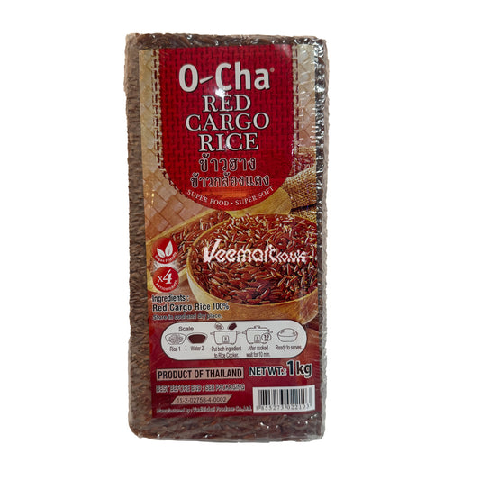 O-Cha Red Cargo Rice 1kg