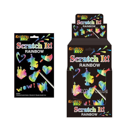 KandyToys Scratch It Art Pack In Display Box