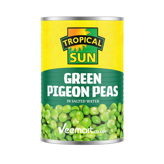 Tropical Sun Green Pigeon Peas Tins 425G